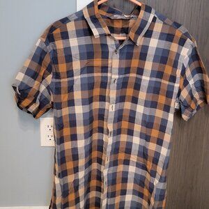 Mountain Warehouse Short Sleeve Flannel Shirt, NWT
